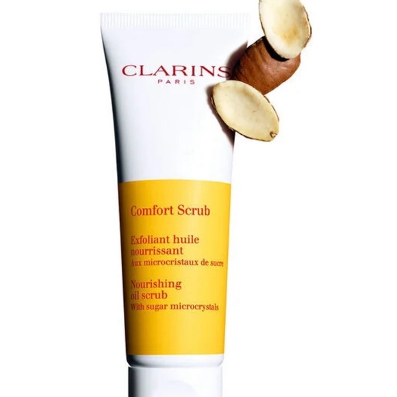 Clarins comfort scrub nourishing oil scrub w/ sugar microcystals 1.7oz New - Picture 2 of 6